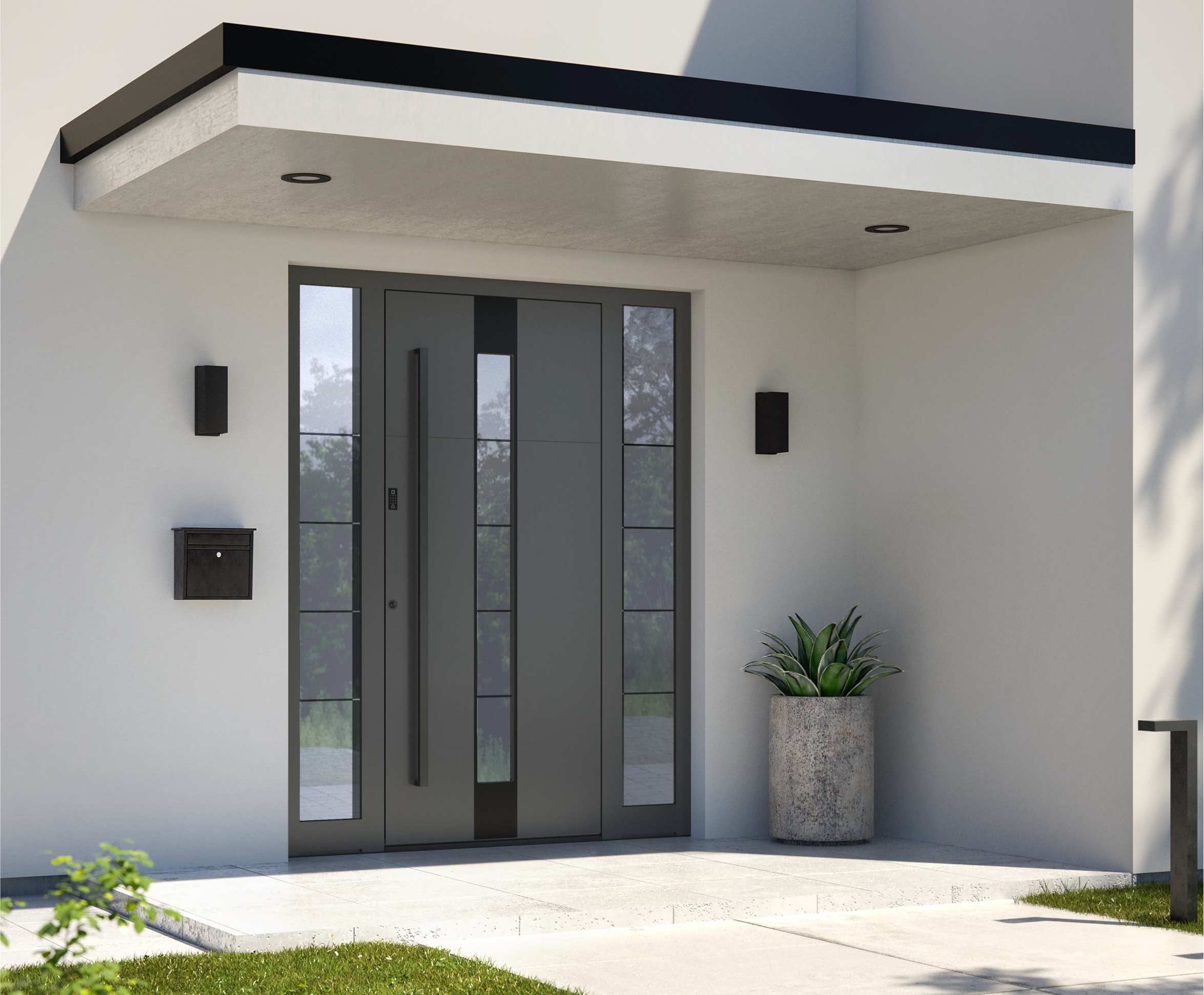 Aluminium Front Door Project 1